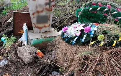 Несанкционированная свалка отходов между кладбищами ликвидирована
