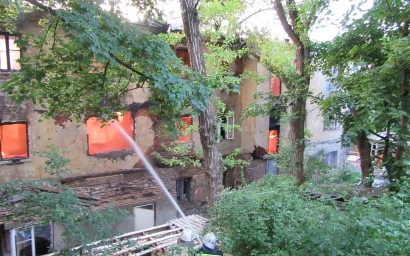 ПОЖАР. ПОСТРАДАВШИХ НЕТ