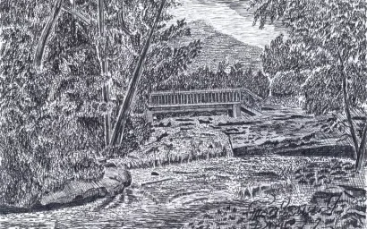 История Кисловодска. Первоначальный мостик Дамский каприз.