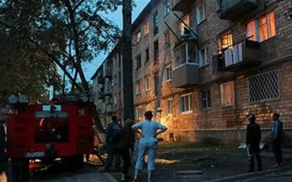 ПОЖАР НА УЛИЦЕ ТЕЛЬМАНА