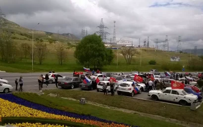 КИСЛОВОДСКИЕ ЖУРНАЛИСТЫ ПРИНЯЛИ УЧАСТИЕ В АВТОПРОБЕГЕ