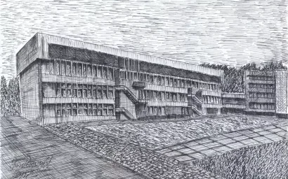 Алексей ТРАВКИН. Плавательный бассейн в парке