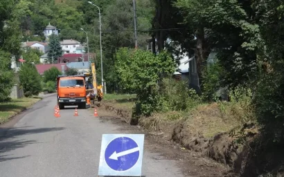 В КИСЛОВОДСКЕ НАЧАЛСЯ РЕМОНТ УЛИЦЫ КАТЫХИНА