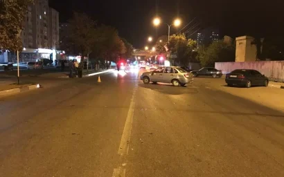 НА ВЪЕЗДЕ В ГОРОД СБИТ МОТОЦИКЛИСТ