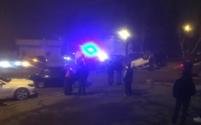 В АВАРИИ НА ПЕРЕКРЕСТКЕ ПОСТРАДАЛИ ДВОЕ