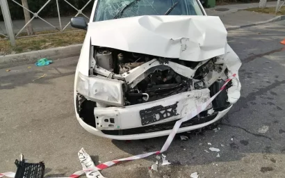 СТОЛКНОВЕНИЕ НА ПРОСПЕКТЕ ПОБЕДЫ         