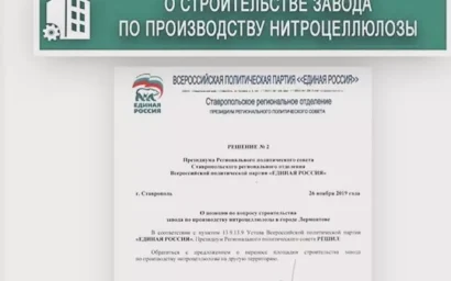 ДРУЗЬЯ, ЗАВОДА НИТРОЦЕЛЛЮЛОЗЫ НА КМВ НЕ БУДЕТ