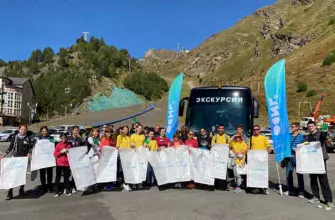 Журналисты Кавминвод приняли участие в масштабной очистке склонов Эльбруса