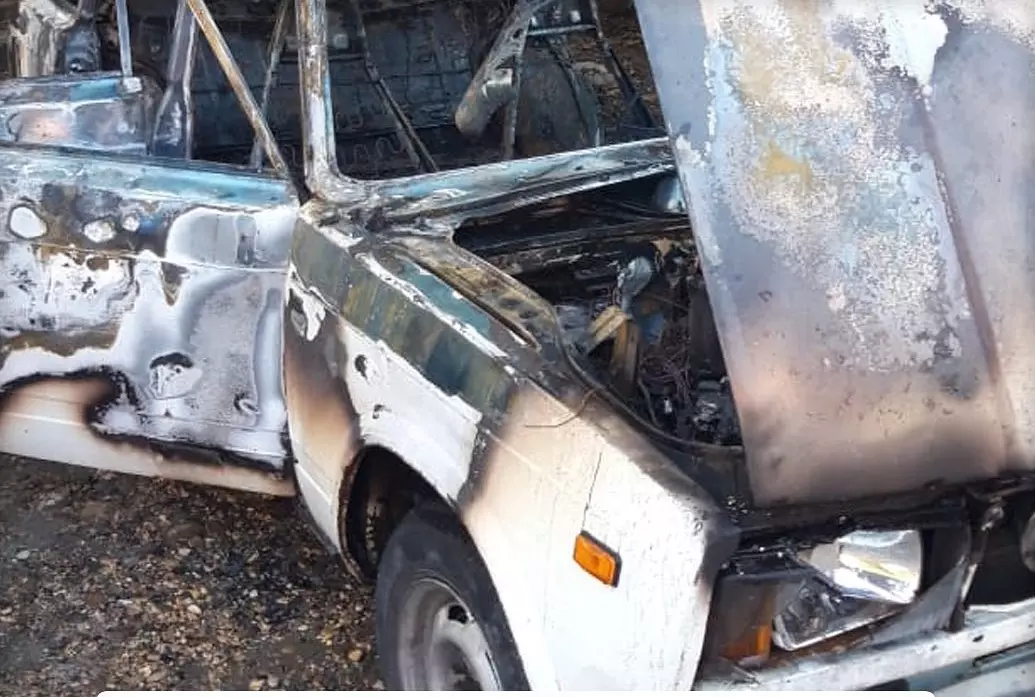 В Пятигорске сожгли машину члена азербайджанской общины
