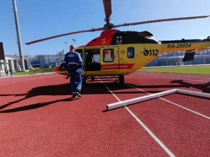 Из Кисловодска в Ставрополь тяжелого пациента доставили вертолетом