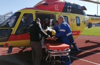 Из Кисловодска в Ставрополь тяжелого пациента доставили вертолетом