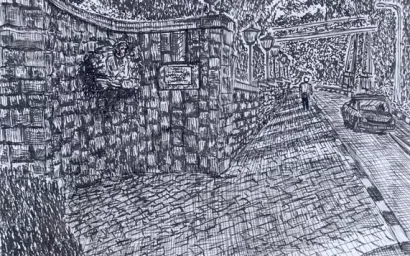 Кисловодск глазами художника. Улица Вокзальная