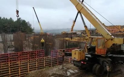 Строительство нового корпуса кисловодской ЦГБ идет быстрыми темпами