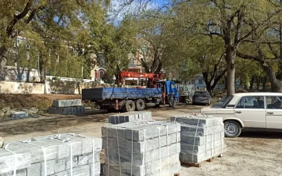 На проспекте Ленина в Кисловодске строится 60-метровый шестикаскадный фонтан