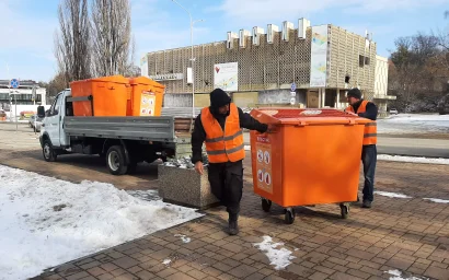 40 контейнеров для раздельного сбора отходов  прибыли в Кисловодск