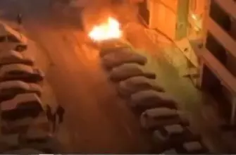 В Ставрополе на улице сгорел автомобиль