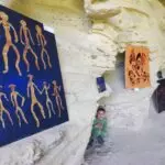 В Сырных пещерах КЧР открылась выставка древних наскальных рисунков. Новый проект ПГУ "Палеоарт"