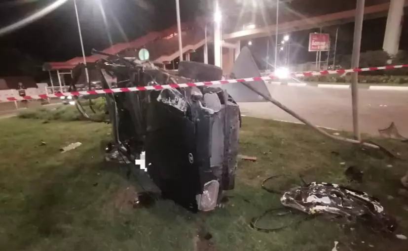 Ночная авария на проспекте Победы: пострадавший водитель в реанимации