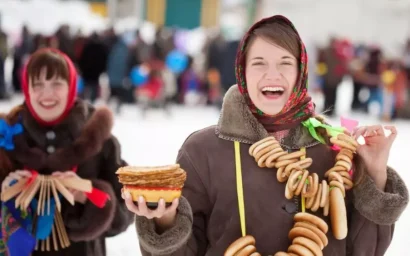 Масленица идёт, блин да мёд несёт