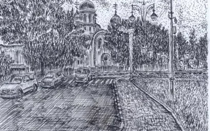 Фонари на проспекте Мира