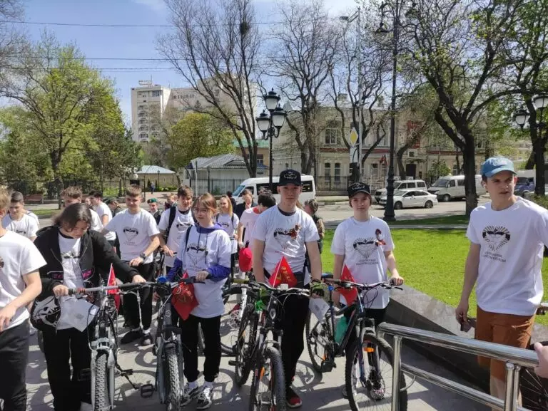 Кисловодские школьники подхватили эстафету Всероссийского велопробега