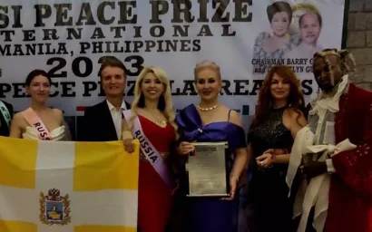 Пятигорчанке вручили премию мира