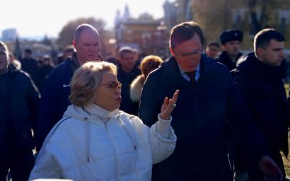 Спикер СФ Валентина Матвиенко ознакомилась со строительством социальных объектов города-курорта