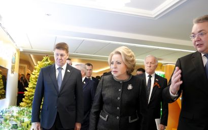 Председатель Совета Федерации и губернатор Ставрополья  обсудили задачи развития края