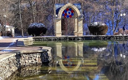 Февраль в нижнем парке Кисловодска