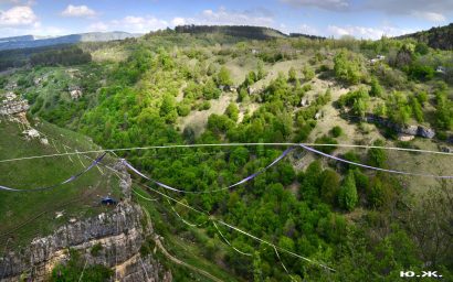 В Кисловодске, в ущелье Березовки закончился фестиваль хайлайна