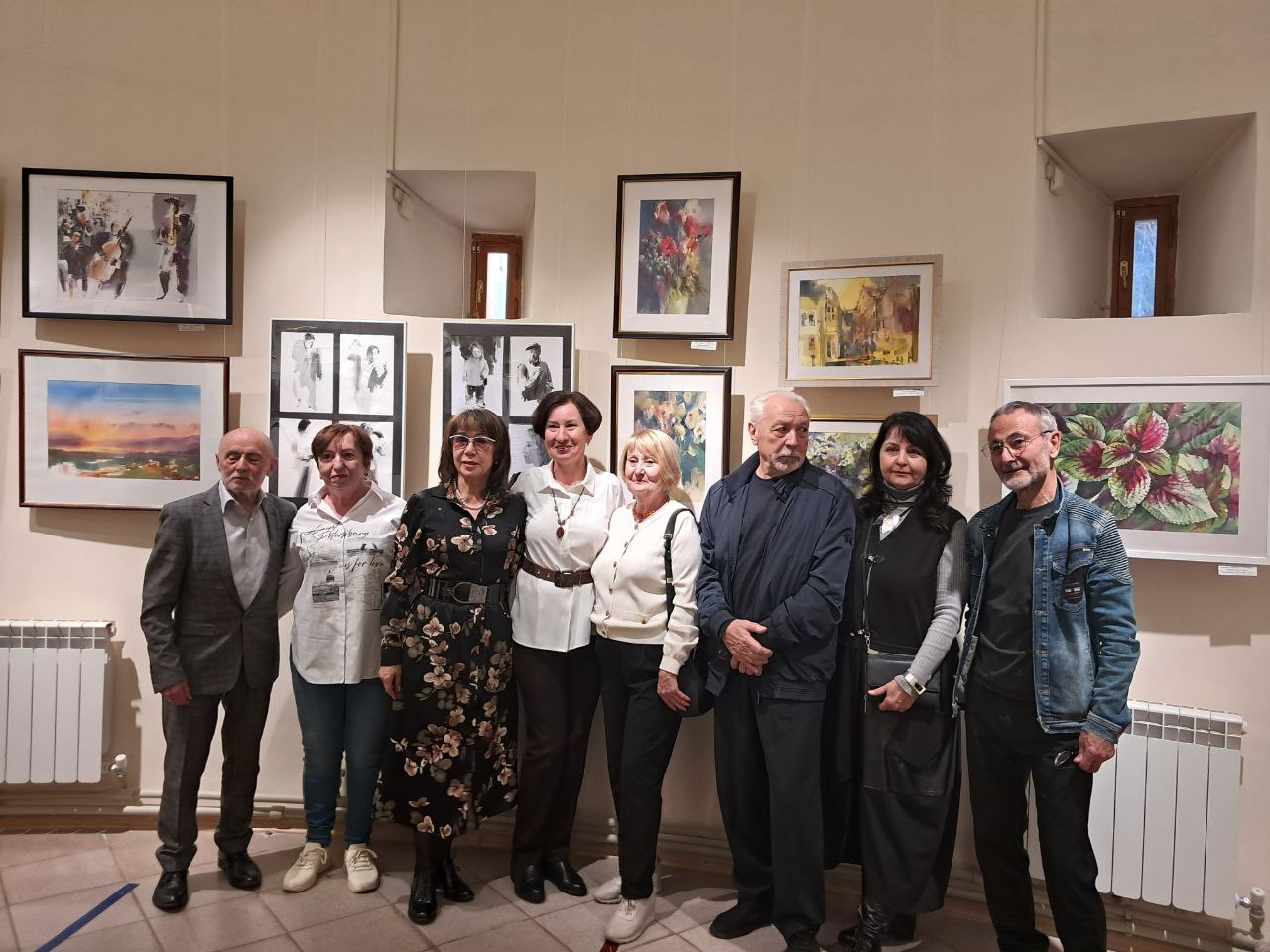 Открытие выставки художников КМВ «Акварель - любовь моя»